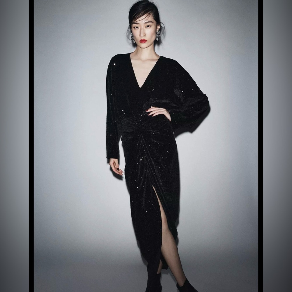Zara ZW Collection Sequin Dress